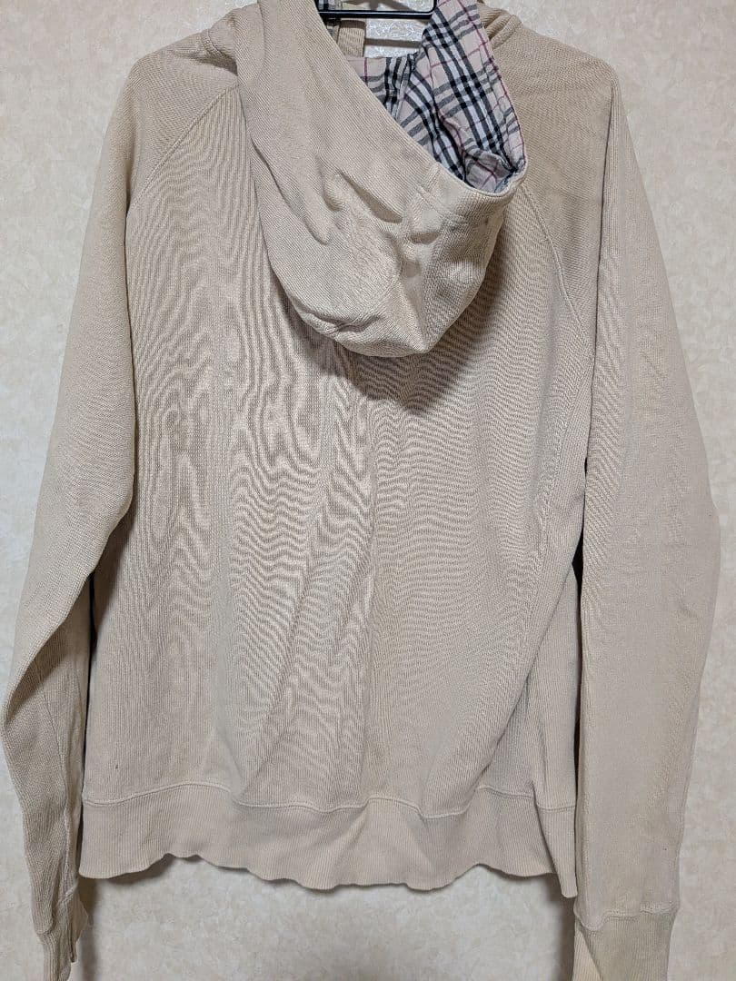 Burberry ハーフジップ パーカー ベージュ — image 2