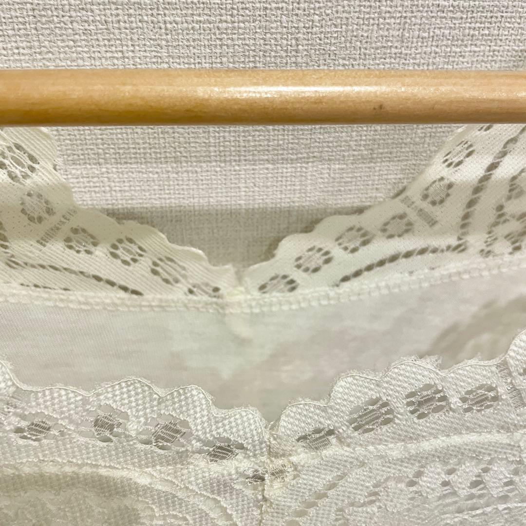 レース 長袖 カットソー ホワイト — image 4