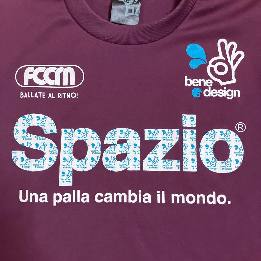 ぴち様専用 Spazio 半袖プラクティスシャツ ボルドー Mサイズ — image 4