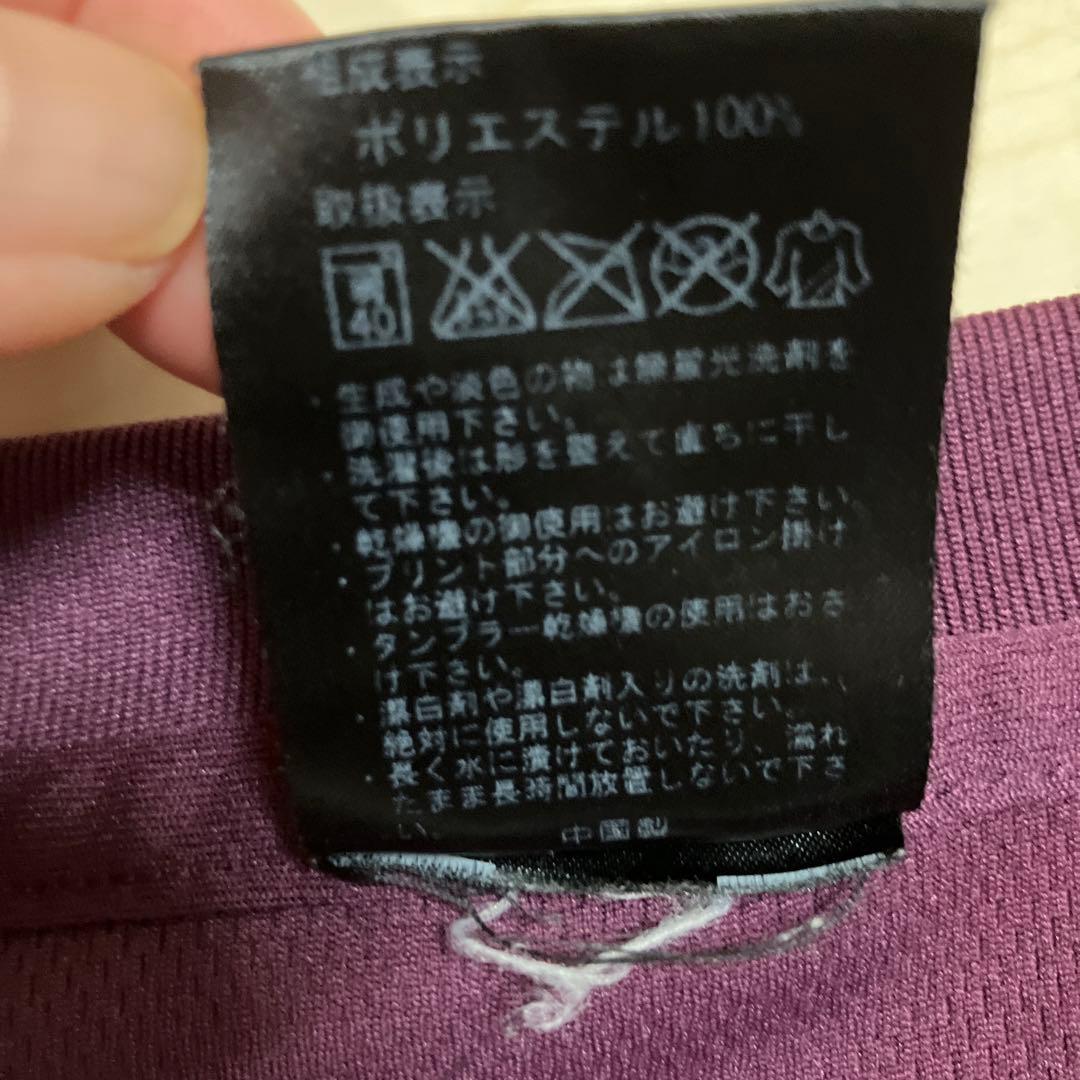 ぴち様専用 Spazio 半袖プラクティスシャツ ボルドー Mサイズ — image 5