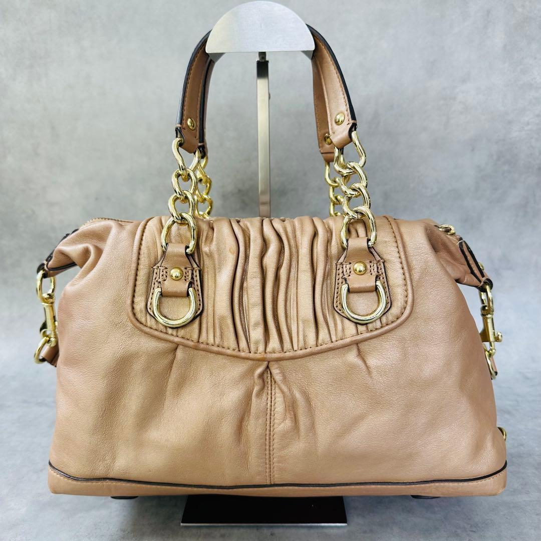Y2K COACH Ashley Pleat Satchel 2WAY Bag — image 3