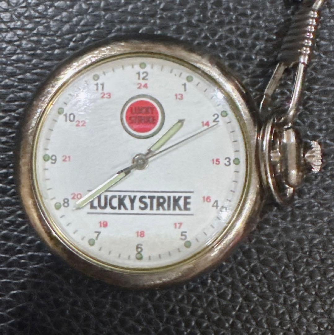 LUCKY STRIKE 懐中時計 チェーン付き — image 2