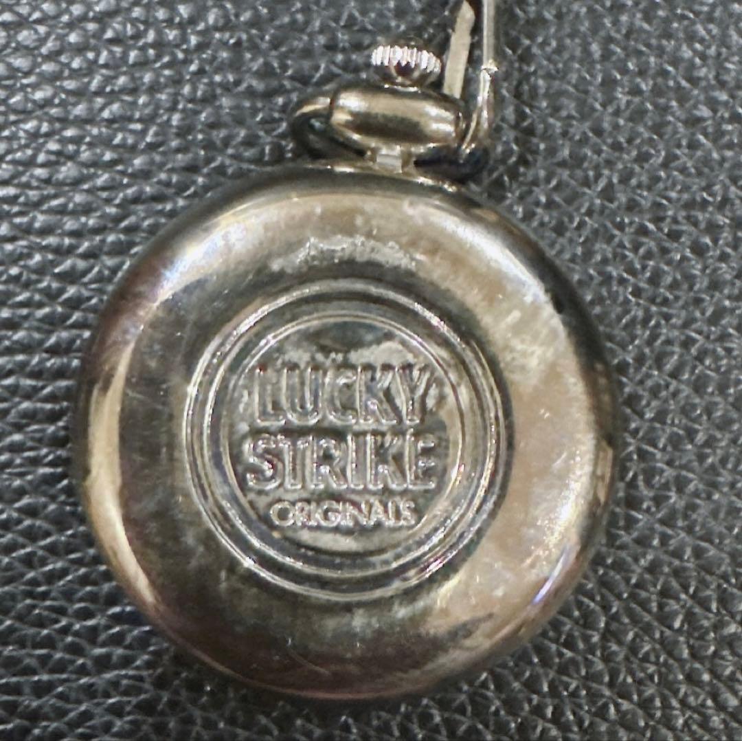 LUCKY STRIKE 懐中時計 チェーン付き — image 3