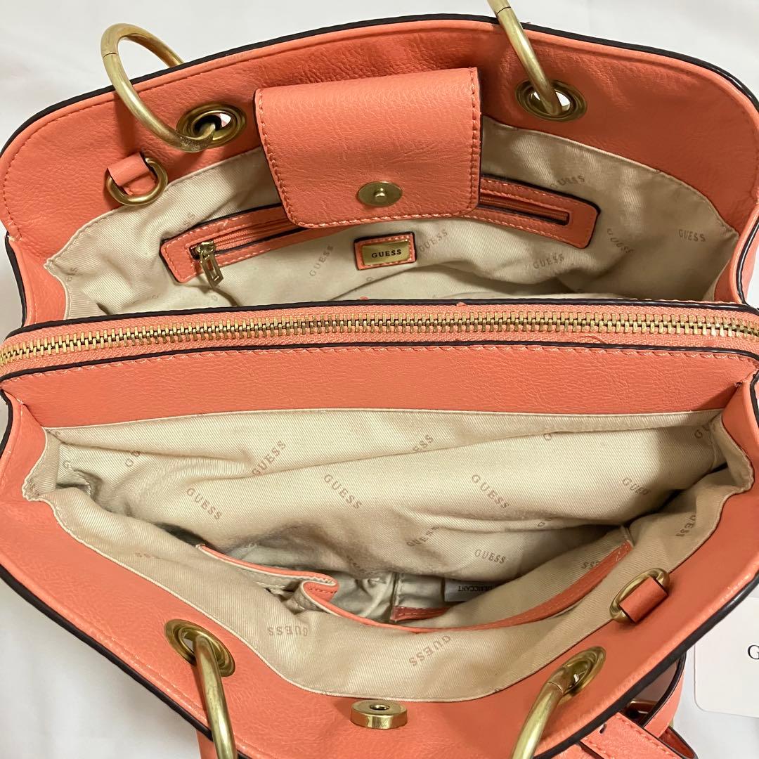 GUESS 1981 ハンドバッグ コーラルピンク 2way — image 3