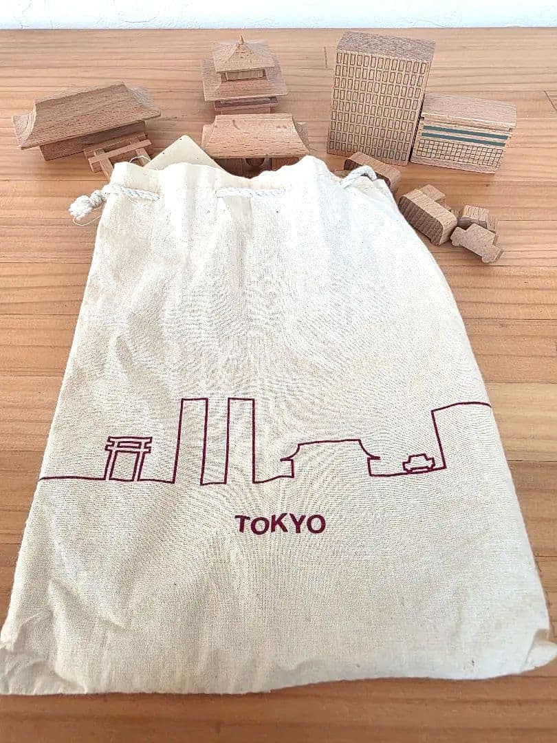 無印良品 積み木 CITY IN A BAG【Tokyo】ブナ材 木のおもちゃ — image 3