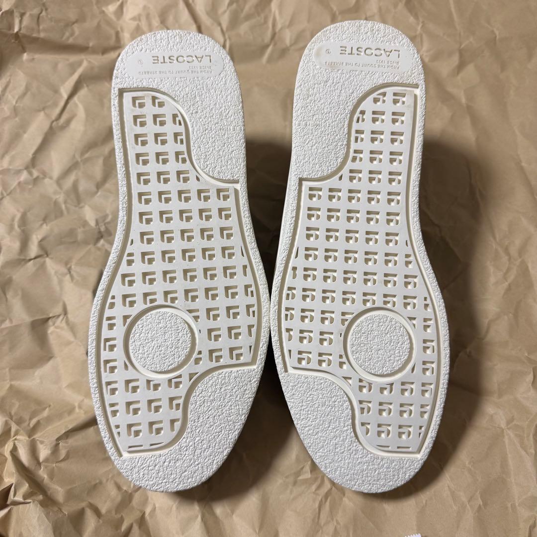 【新品】LACOSTE スニーカー グリーン ホワイト — image 4