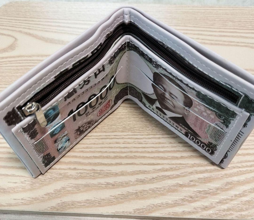 一万円札デザイン 二つ折り財布 — image 4