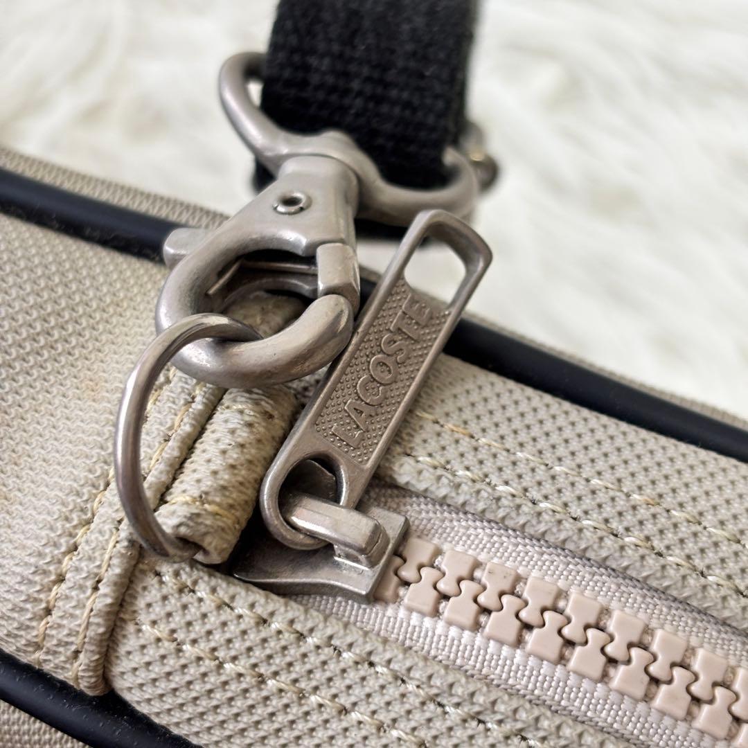 LACOSTE ラコステ ショルダーバッグ ベージュ — image 4