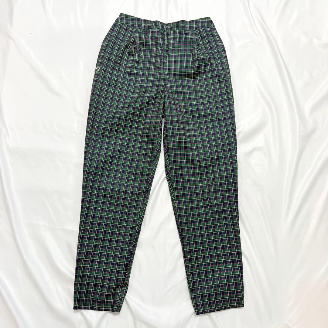ムンク様　ラコステ　クロップドストレッチゴルフパンツ　チェック　UVカット — image 4