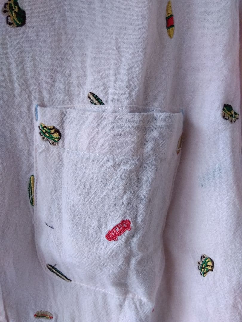 K. Magree! 刺繍柄ピンク長袖シャツ — image 4
