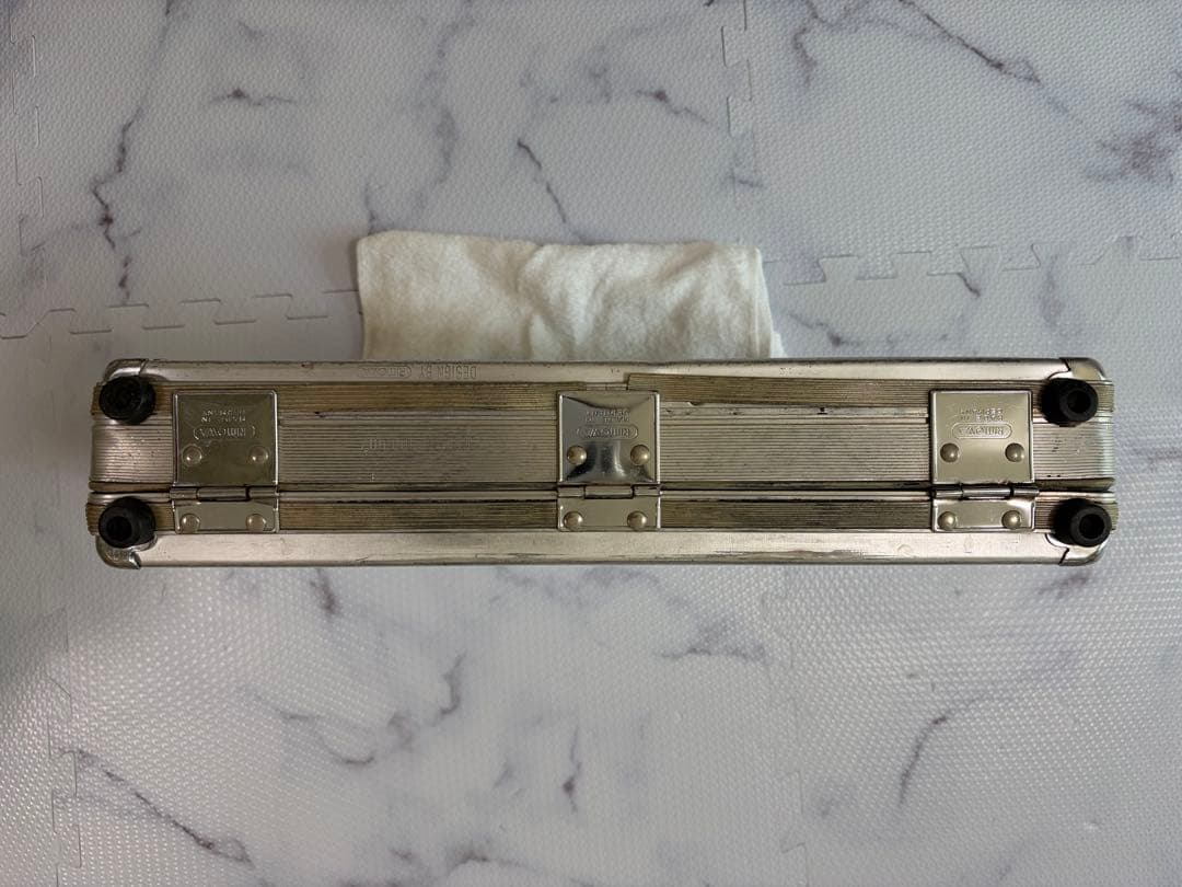 ジャンク品　◎ RIMOWA リモワ アタッシュケース アルミ シルバー — image 4
