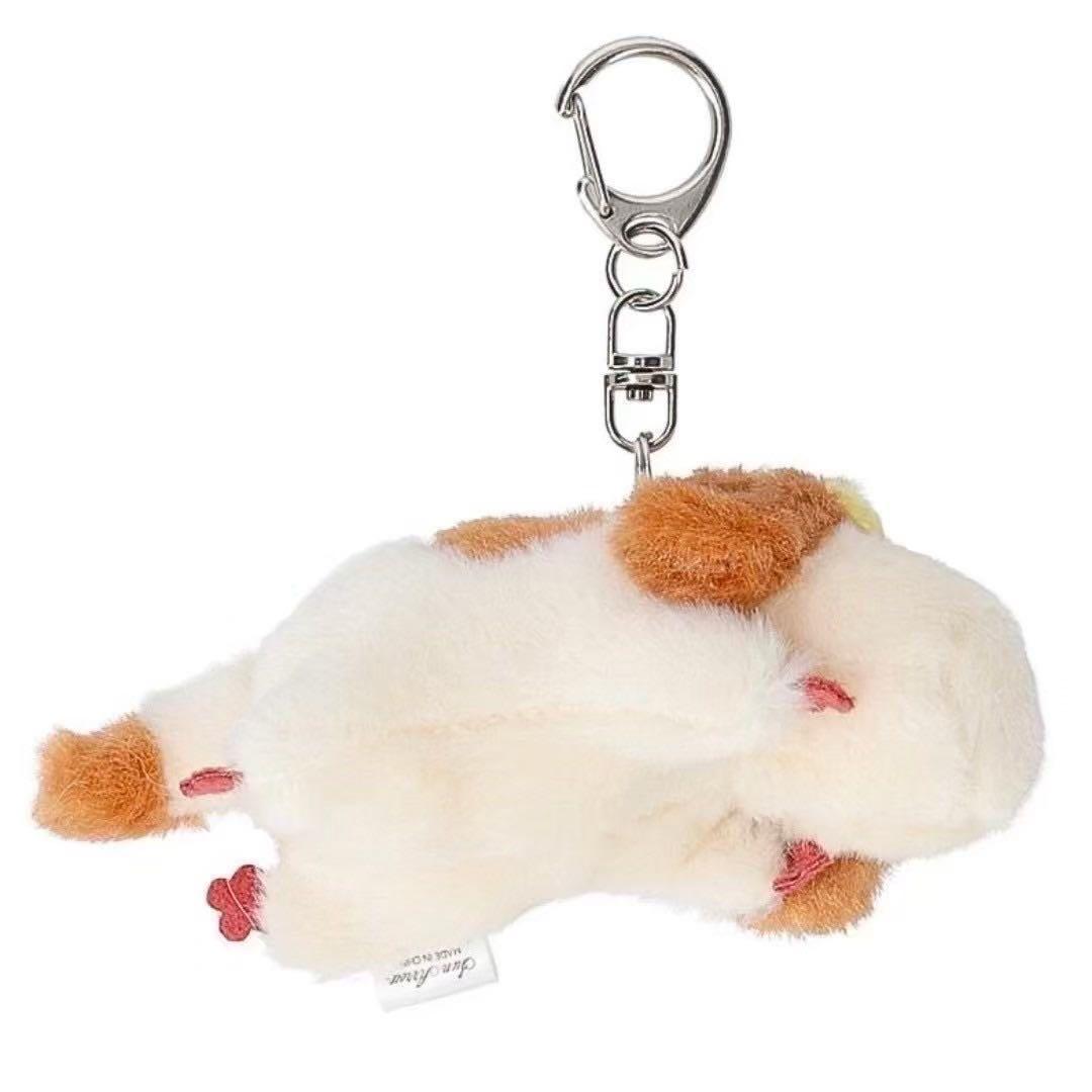 新品未開封 美品 ジブリ ハウルの動く城 ふんわりキーホルダー ヒン ぬいぐるみ — image 3