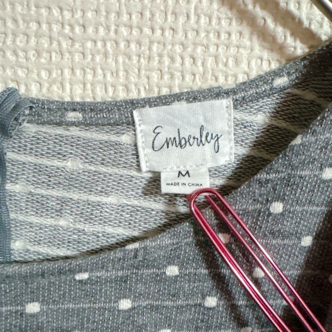Emberley 【M】エンバリー オールインワン ドット柄 グレー — image 3