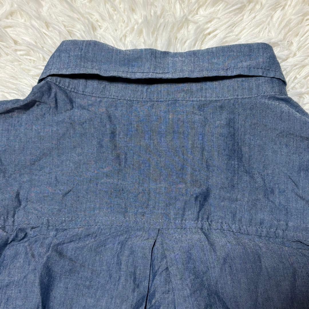 INED イネド　ブルー デニム　長袖シャツ トップス　15 — image 4