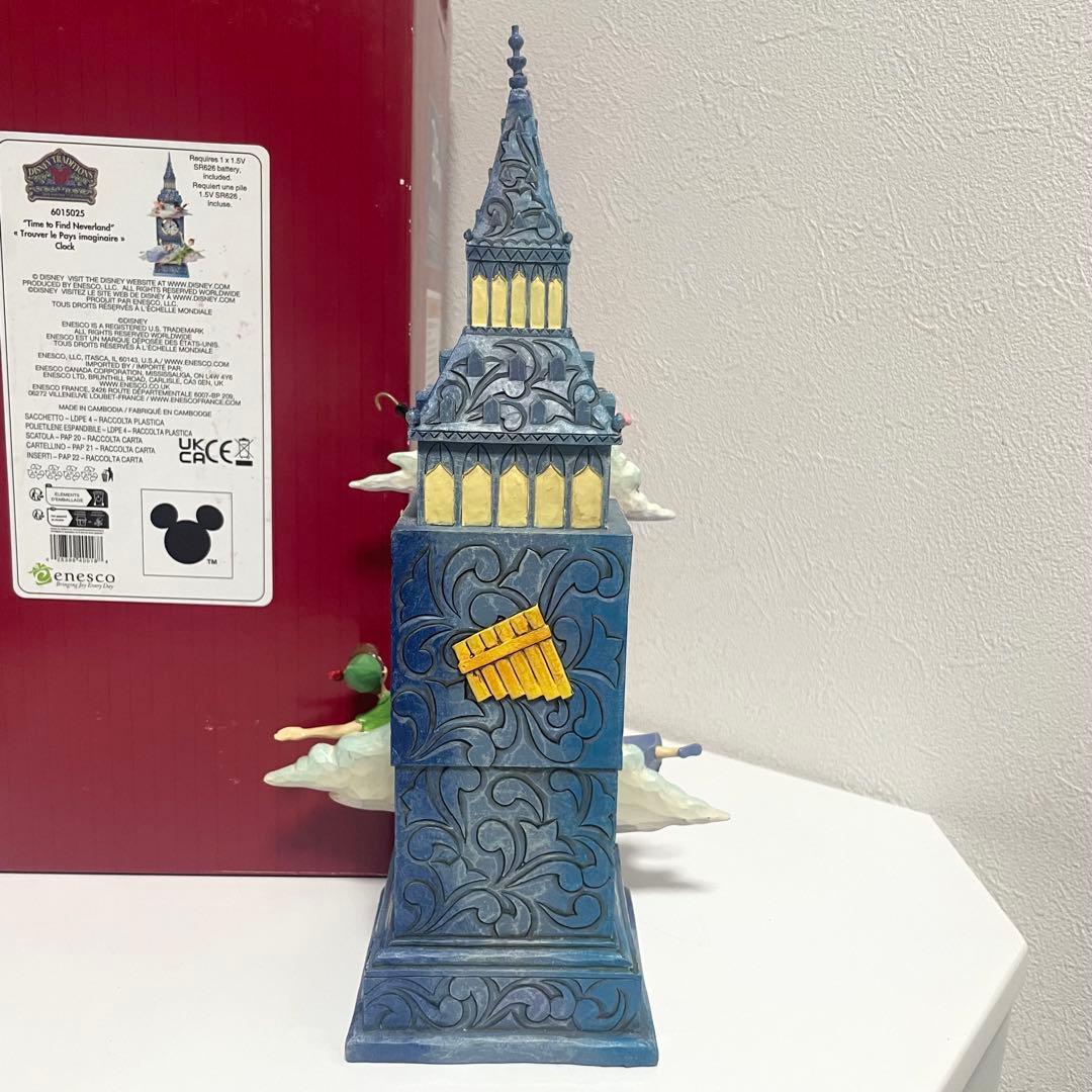 ピーターパン ディズニー フィギュア 時計 ジムショア 箱付き — image 2
