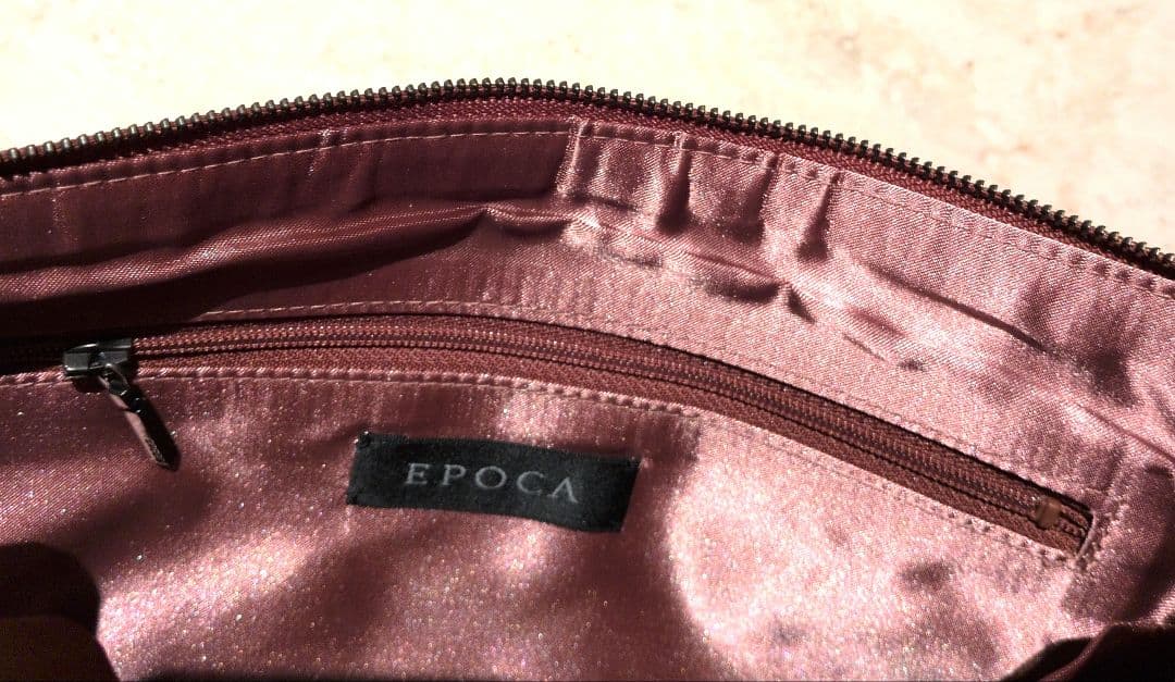 【美品】EPOCA☆ワインレッド ハンドバッグ BELLA — image 3