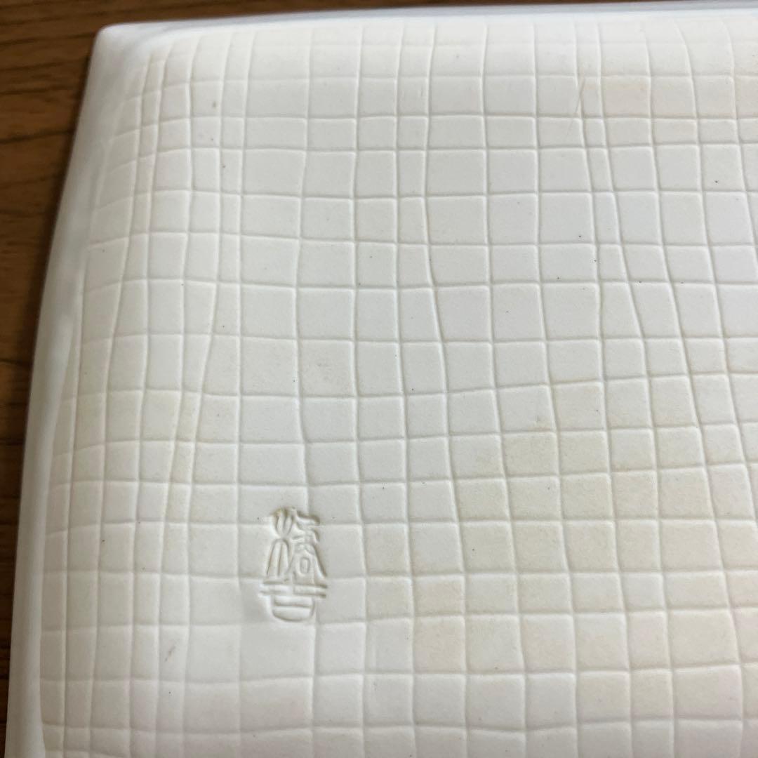 たち吉 木目 焼物皿 長皿　白磁　2枚 — image 5