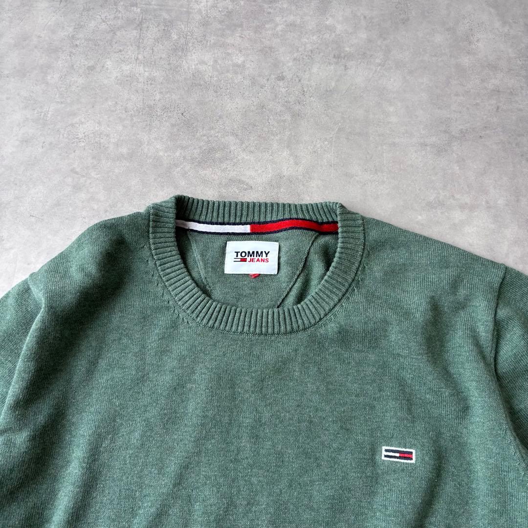 19271 TOMMY JEANS 刺繍 ワンポイント コットンセーター — image 3