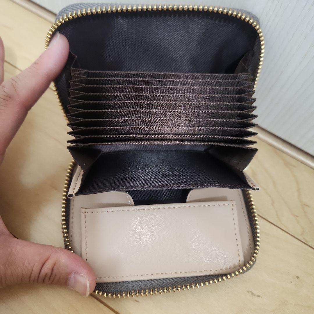 グレージュお札折らないで入れられる☆ 二つ折り財布 — image 4