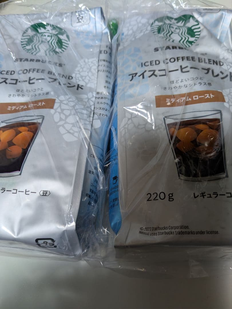Starbucks ICED COFFEE BLEND 豆 220g×2袋 — image 4