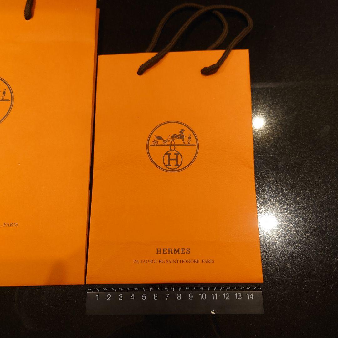 HERMES ショップ袋 2枚セット　紙袋 — image 2