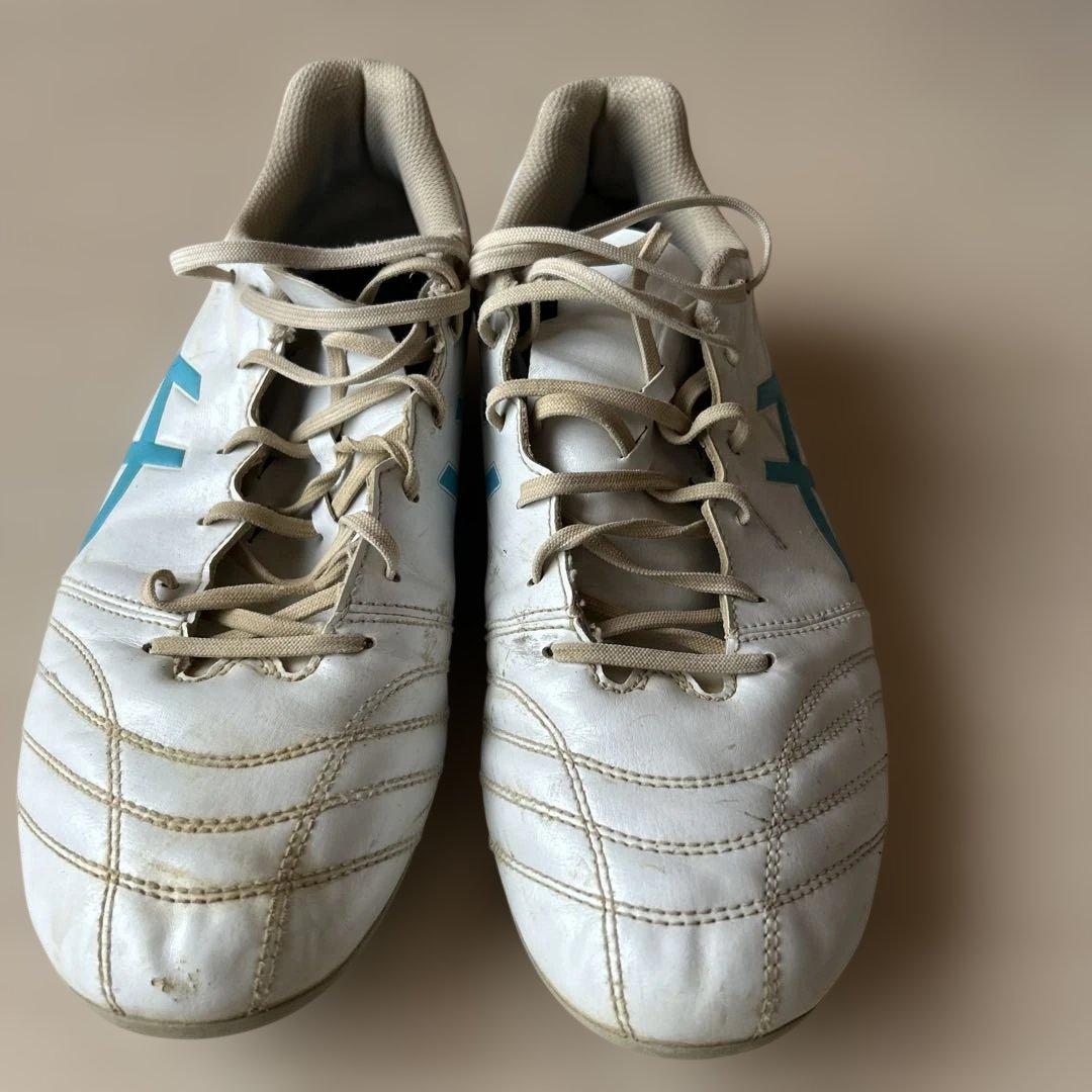 たいぞう様専用　ASICS DSライトサッカースパイクホワイト/ブルー28.0 — image 2