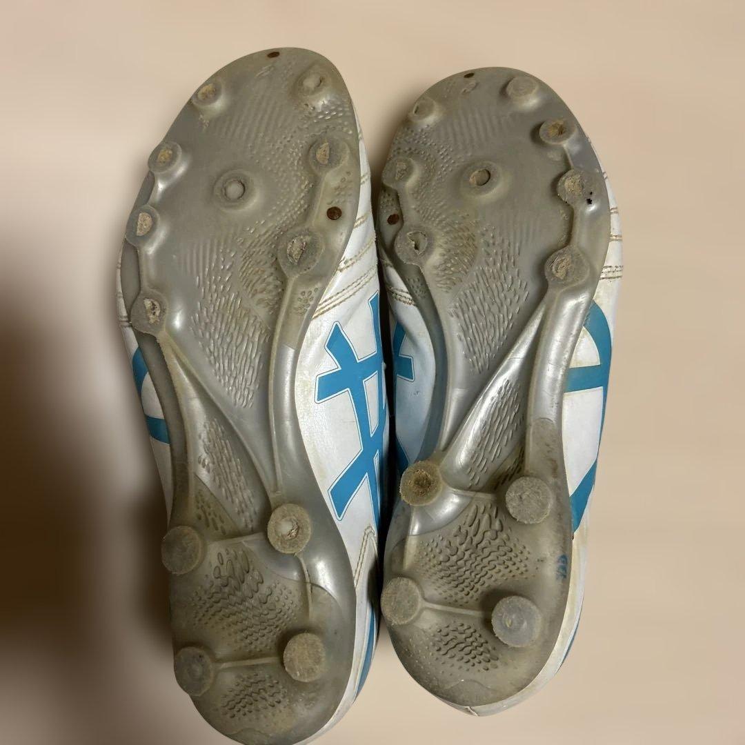 たいぞう様専用　ASICS DSライトサッカースパイクホワイト/ブルー28.0 — image 5