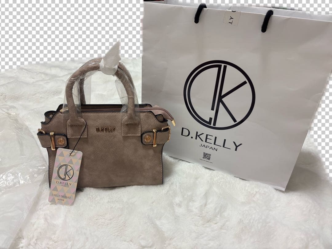 【新品未使用・タグ付き】D.KELLY ハンドバッグ ショルダーピンク系2way — image 4