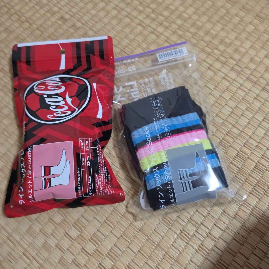 コカ・コーラ ラインソックス ファミマソックス2足セット — image 2