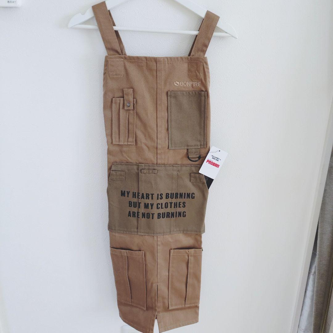 BONFIRE 綿100%防炎加工エプロン キャンプ アウトドア — image 3