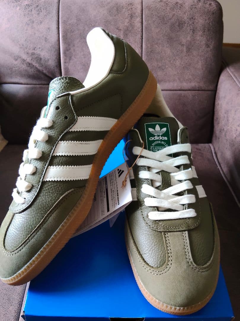 【新品レア色】adidas SAMBA OG ダークカーキ28cm — image 2