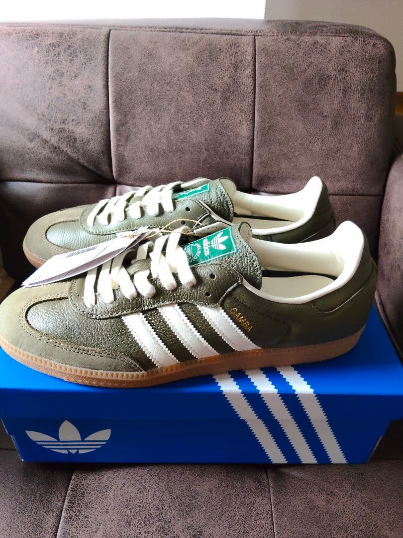 【新品レア色】adidas SAMBA OG ダークカーキ28cm — image 4