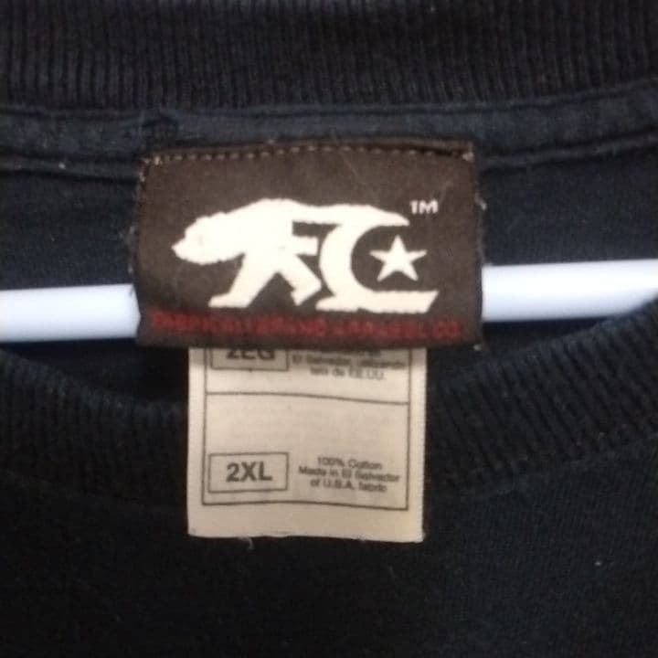 Fabricali プリントロゴ Tシャツ 2XL 黒 — image 3