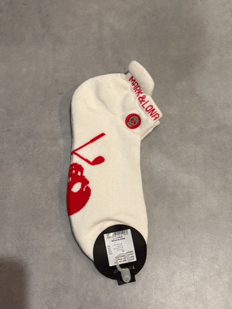 新品 ★ MARK&LONA ソックス 靴下 マーク&ロナ 正規品 白 — image 3
