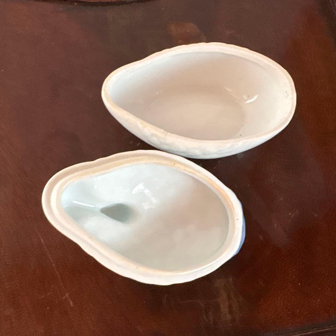 陶磁器製 鶴の香合 茶道具の鶴さんの。可愛いですよ。 — image 5
