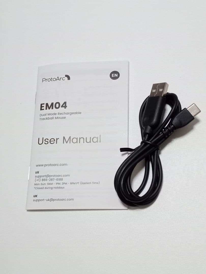 ProtoArc EM04 トラックボールマウス 本体 — image 3