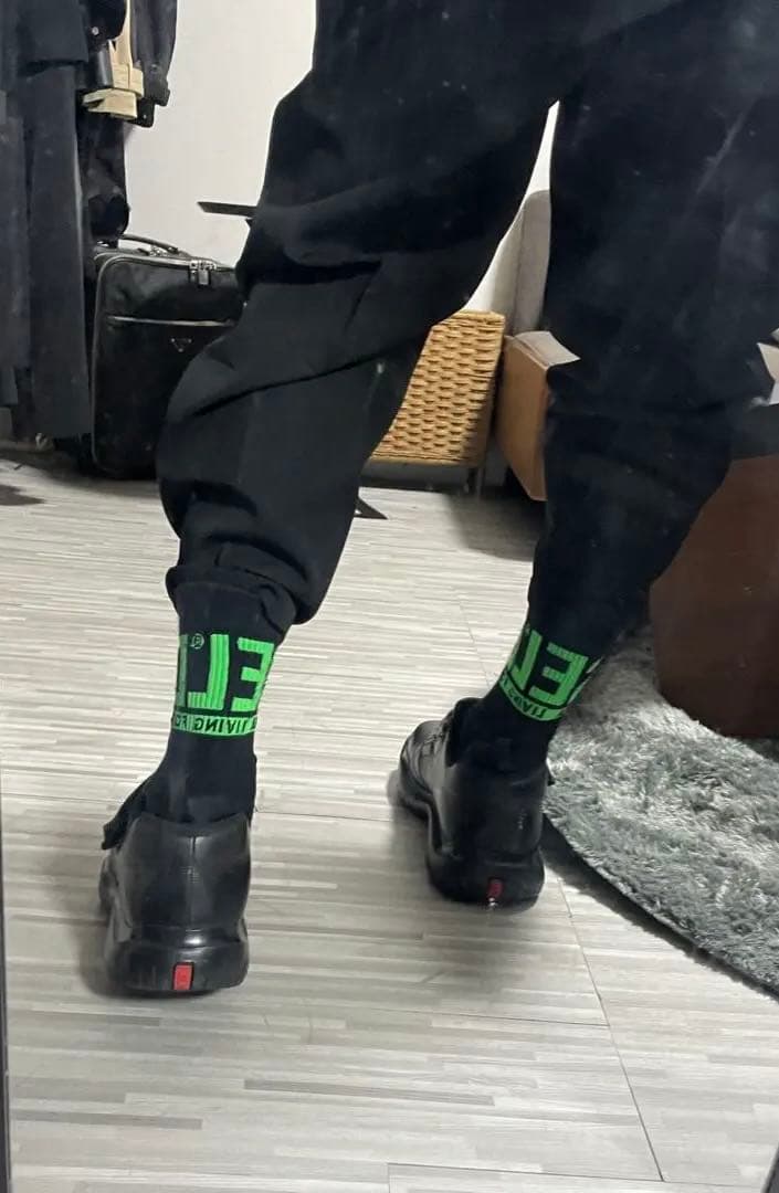 PRADA Sports Archive レザースニーカー　ベルクロ — image 2