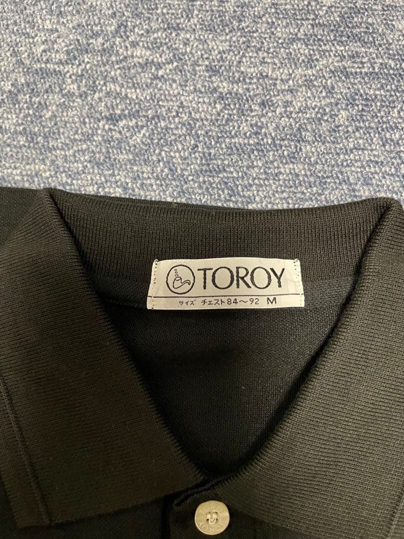 ☆送料込み☆ TOROY トロイ　ブラック ポロシャツ — image 3