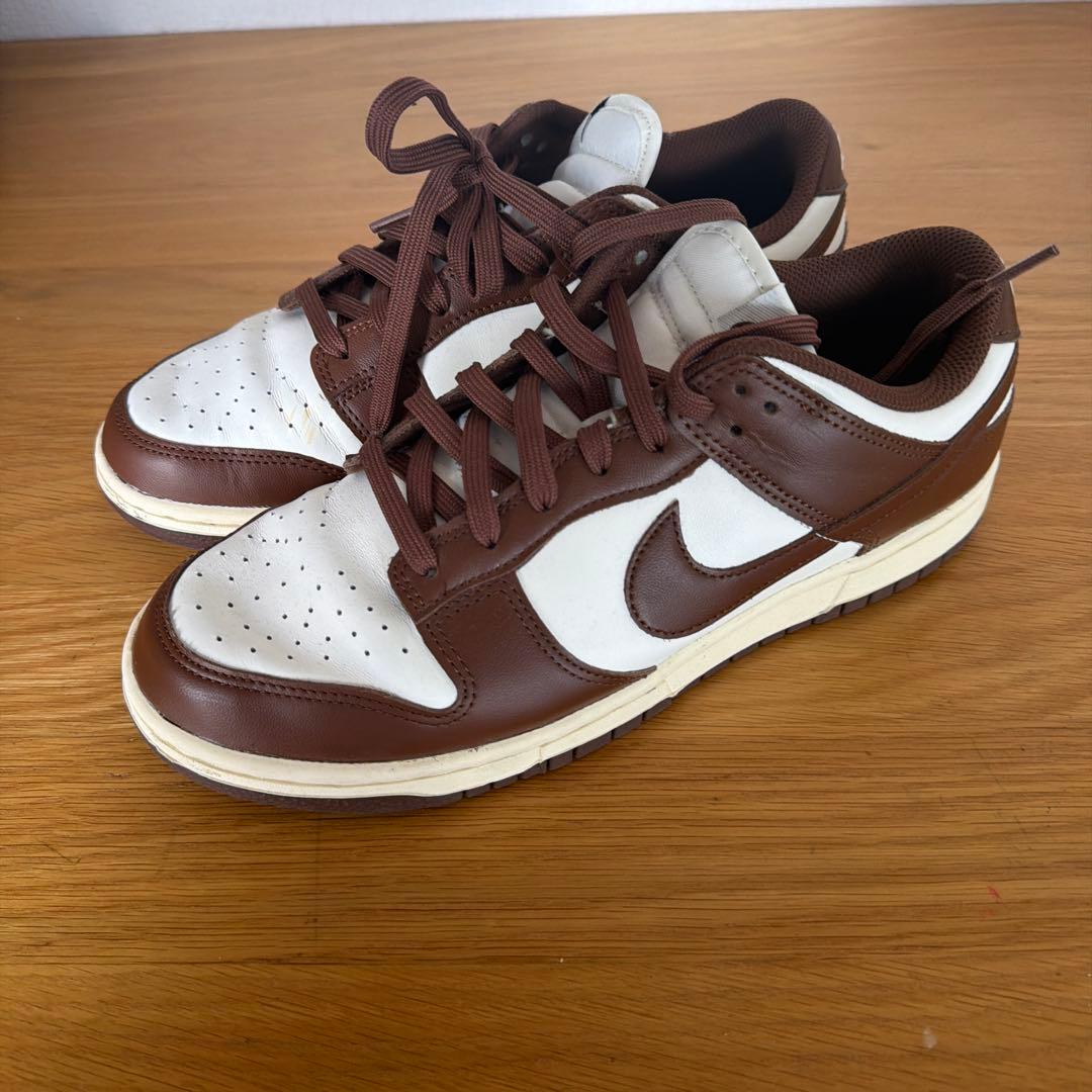 NIKE Dunk Low ブラウン ホワイト スニーカー — image 3