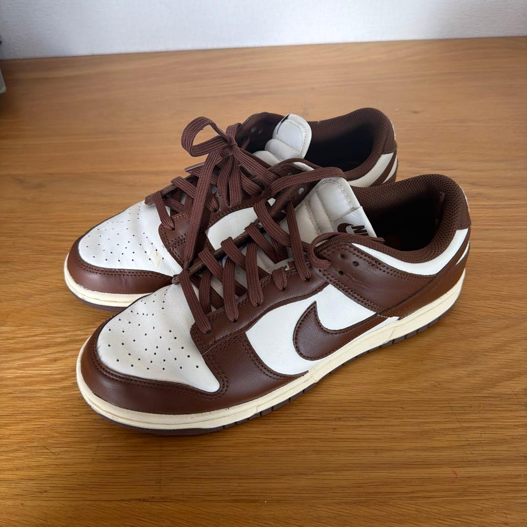 NIKE Dunk Low ブラウン ホワイト スニーカー — image 4