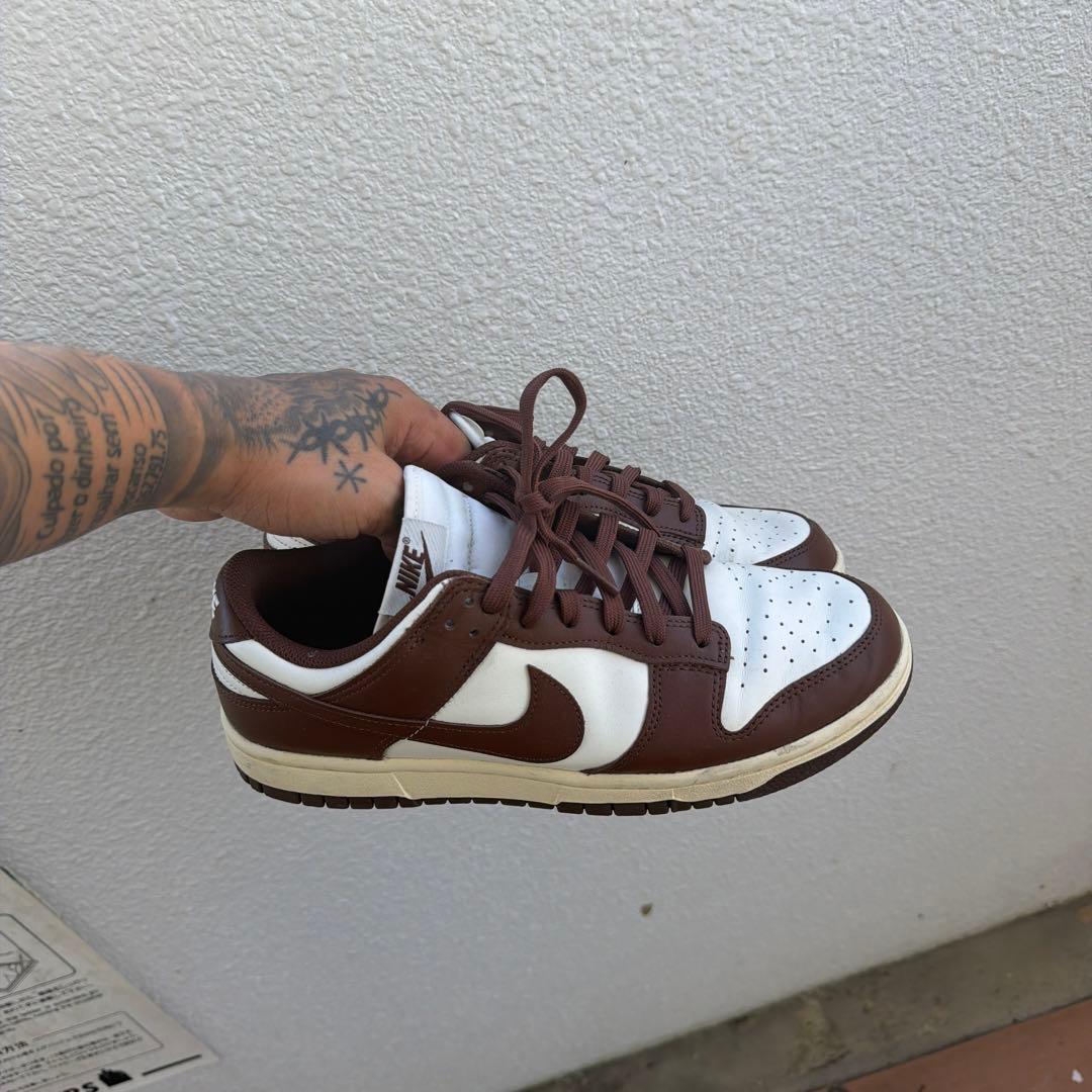 NIKE Dunk Low ブラウン ホワイト スニーカー — image 5