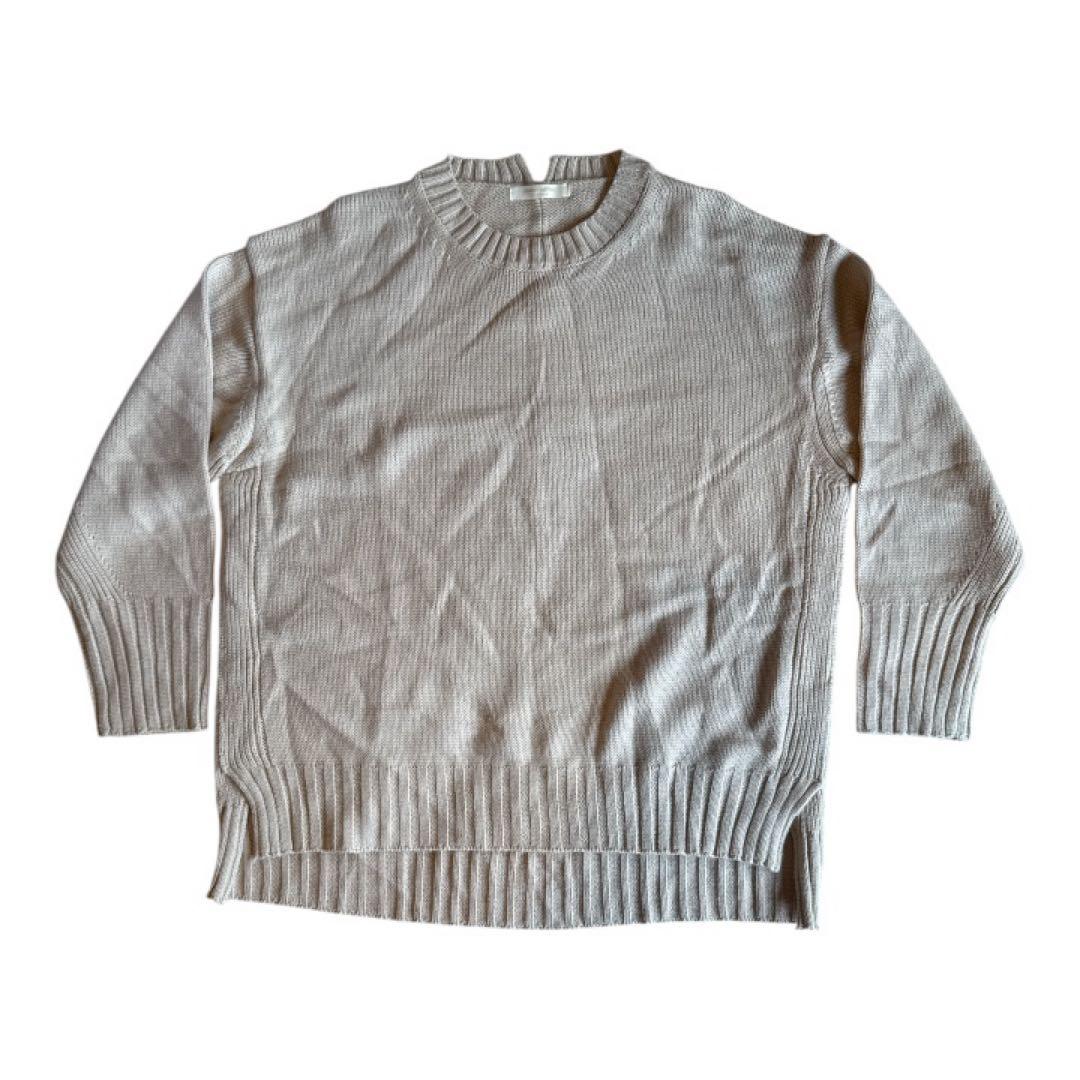 美品 chocola raffine robe ベージュ ニット セーター — image 5