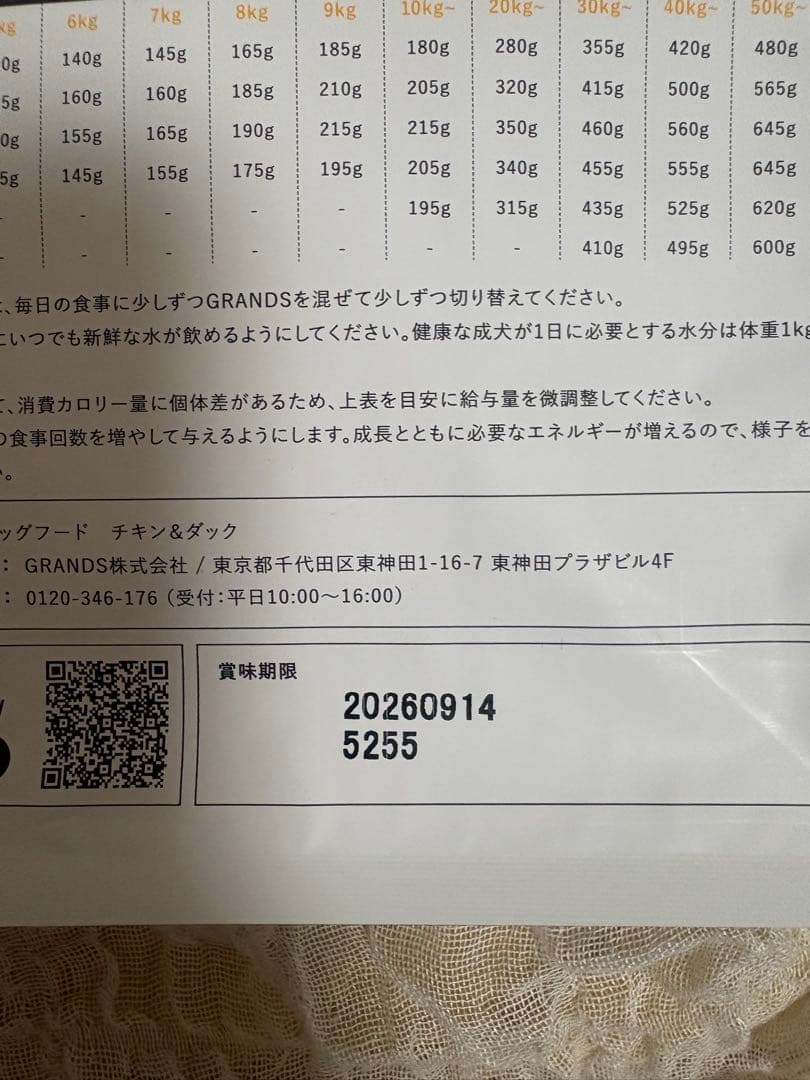 【新品未開封】GRANDS グランツ ドッグフード チキン＆ダッグ 600g — image 3