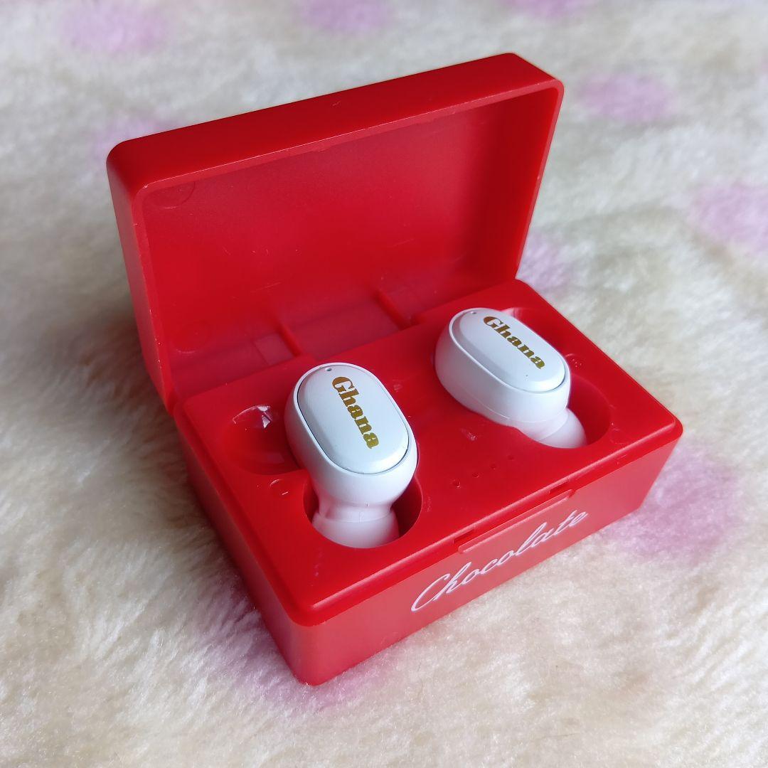 未使用　LOTTE Ghana ワイヤレスイヤホン USB充電　シリコンカバー付 — image 2