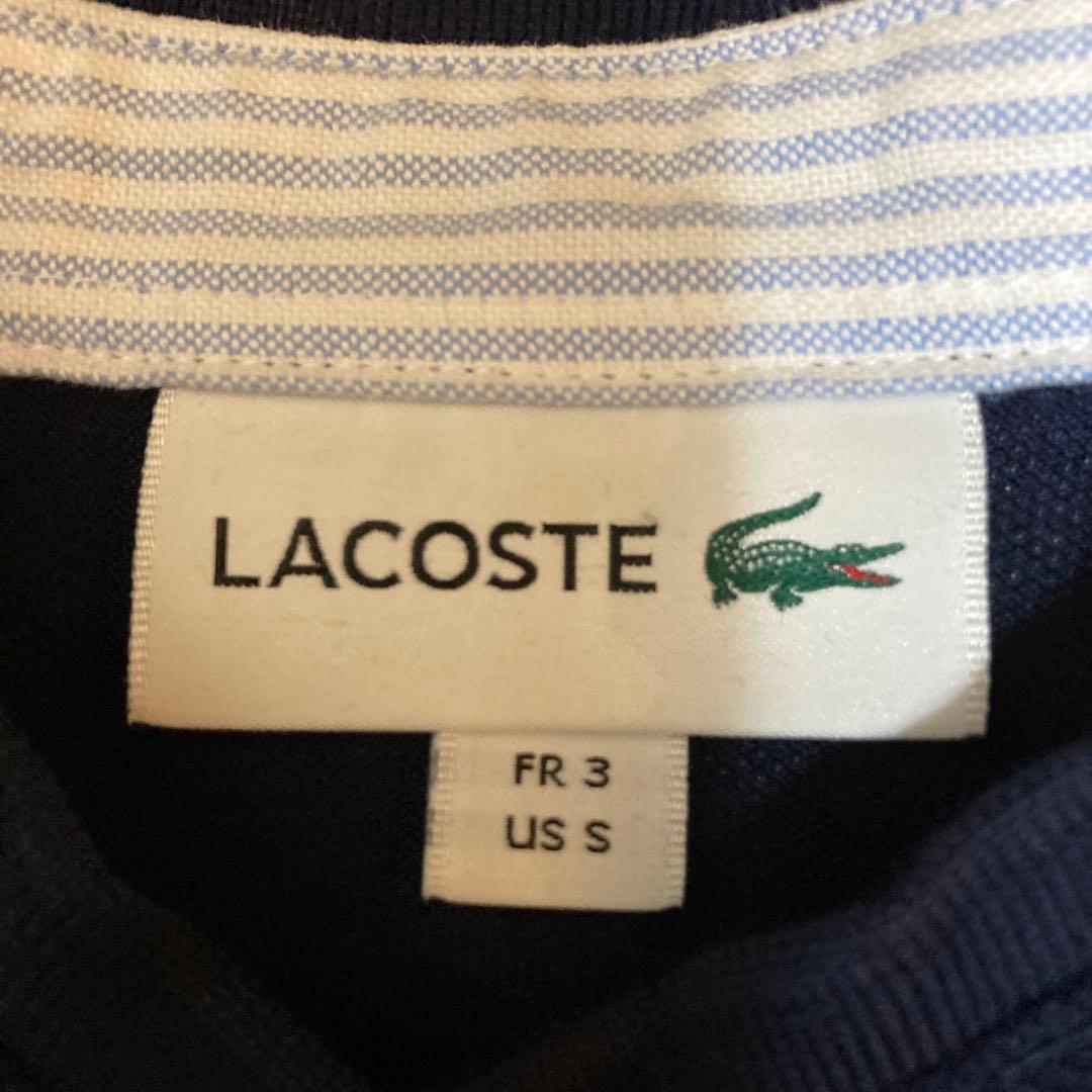 mi.様専用 LACOSTE ネイビー ボタン付きポロシャツ 美品 — image 2