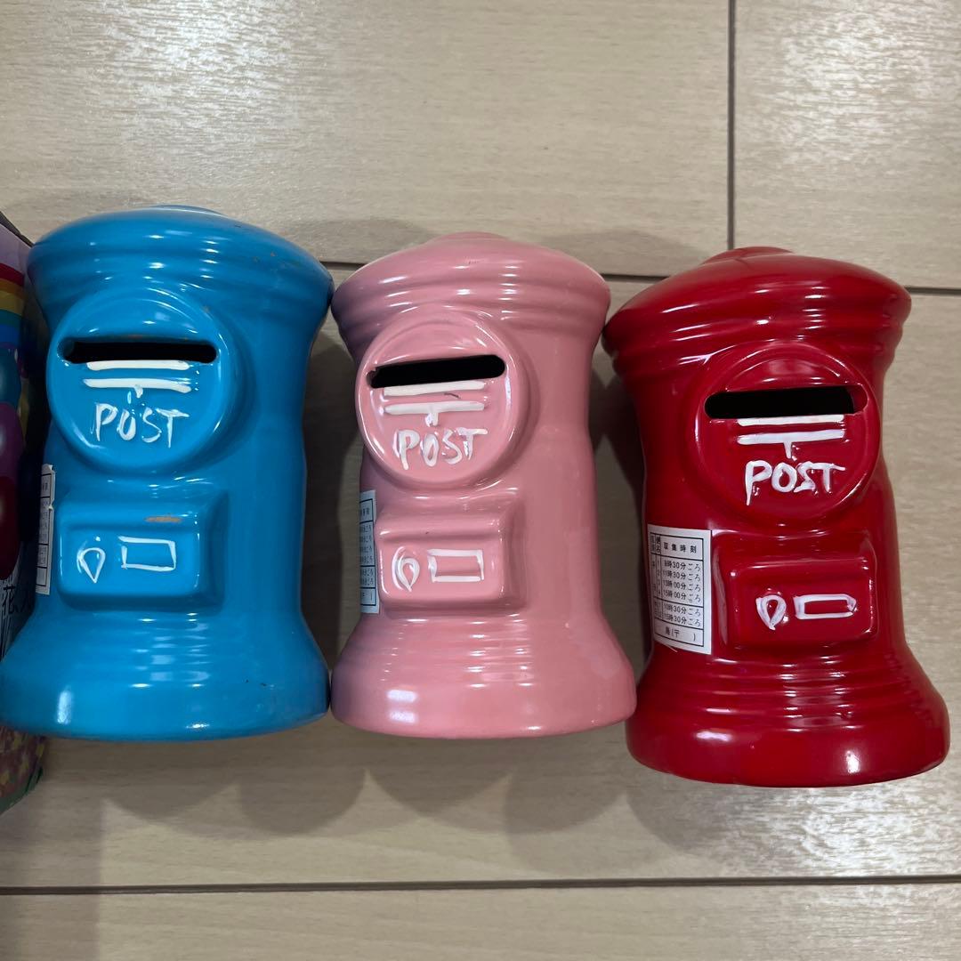 虹色ポスト 貯金箱 3個セット — image 2