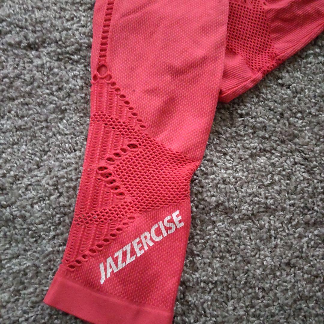 れもん様専用！！JAZZERCIZE 朱色レギンス メッシュデザイン — image 2