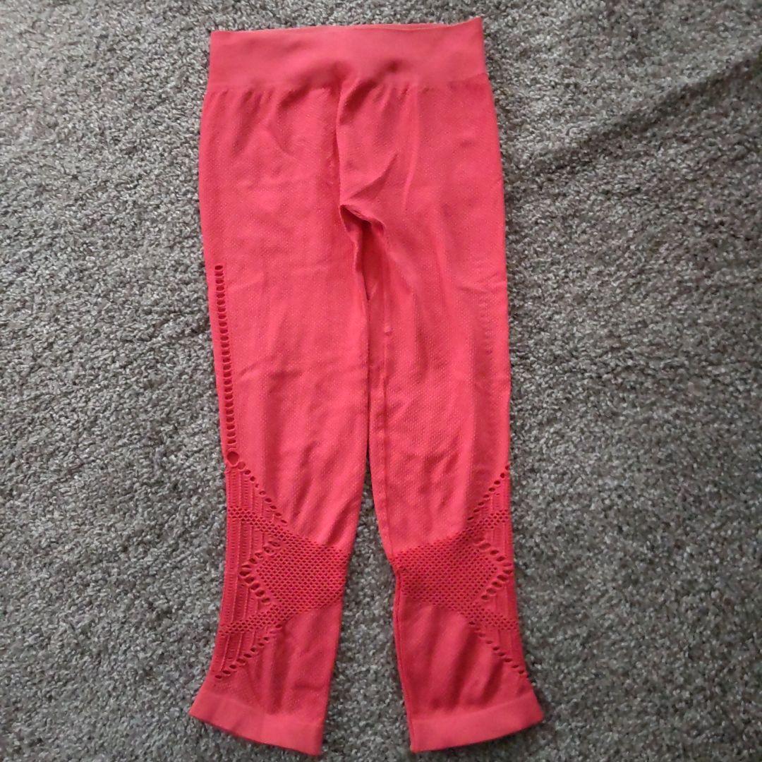 れもん様専用！！JAZZERCIZE 朱色レギンス メッシュデザイン — image 3