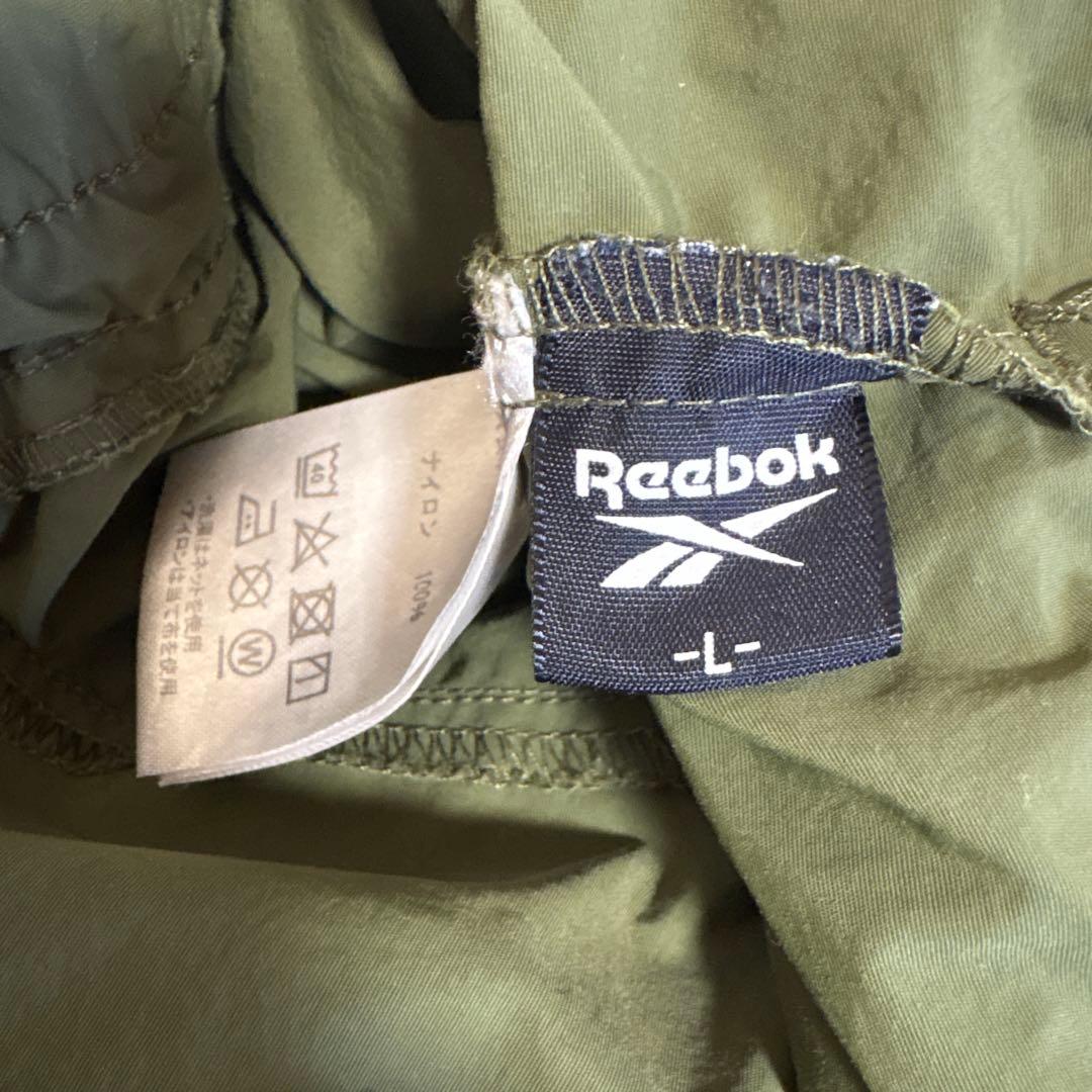 美品　リーボック　Reebok サラッと シャカシャカ　パンツ　カーキ — image 4