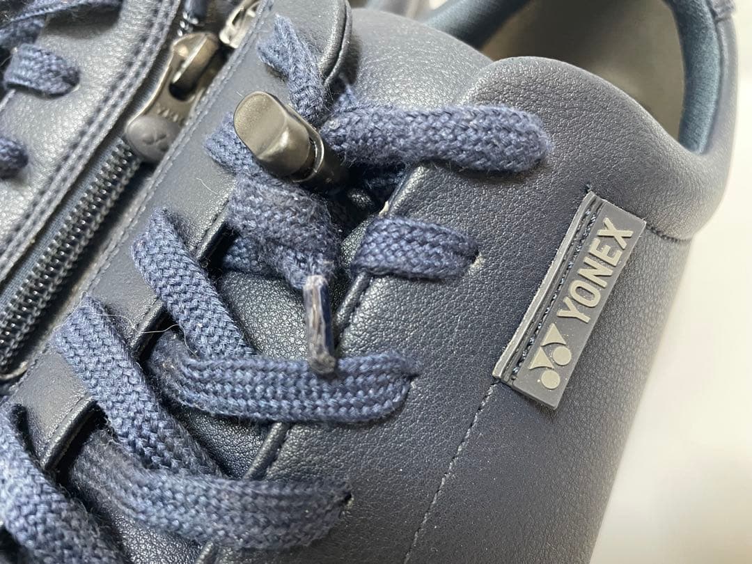 YONEX パワークッション　サイドジップ　軽量　幅広　shwmc104 中古 — image 2